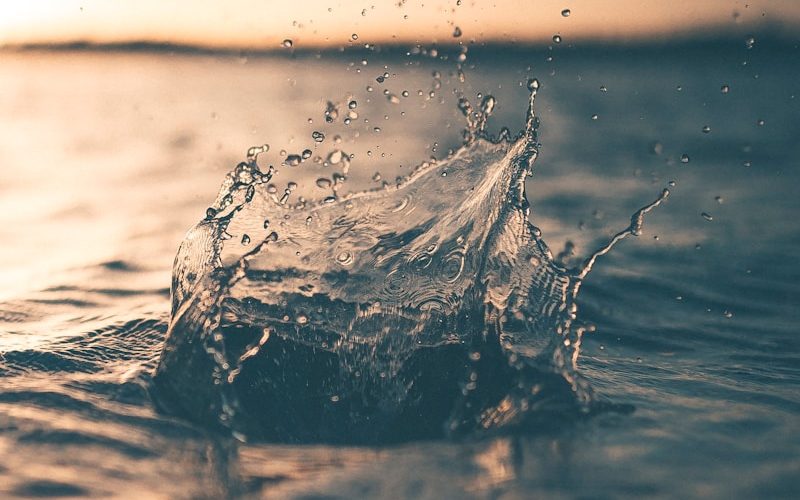 selective focus photography of water splash